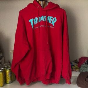 Red Thrasher Hoodie